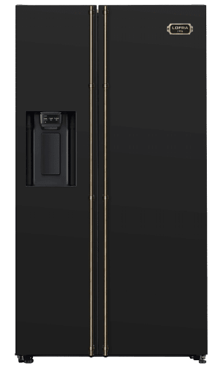 dolce-vita-kjoleskap-svart-bronse-90-cm