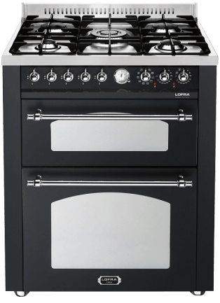 dolce-vita-gasskomfyr-70-cm-2-ovner-svart-krom