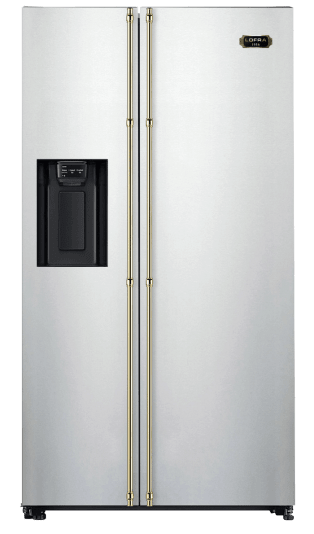 dolce-vita-kjoleskap-krom-messing-90-cm