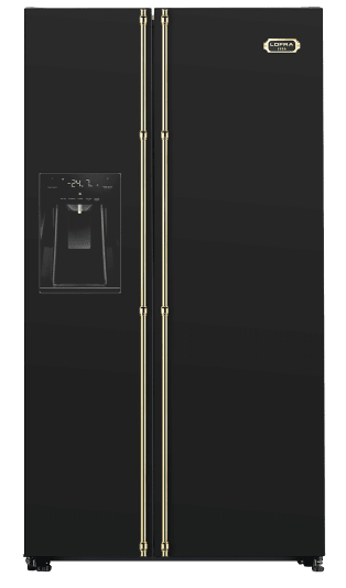 dolce-vita-kuhlschrank-schwarz-messing-90-cm