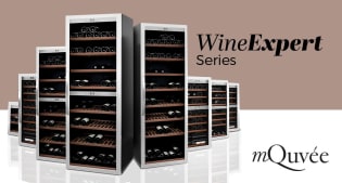 VINOTECA MQUVEE 12INOX de la Serie Wine Expert de Mquvée