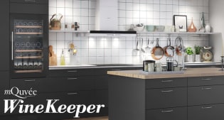 Integrated wine coolers