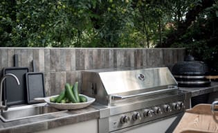 Inbyggd gasolgrill