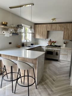 Piano de cuisson - Dolce Vita 90 cm (2 fours) (Acier Inoxydable/Laiton) Gaz