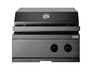 Nordic Line - Integrierbarer Gasgrill (2 Brenner) Schwarz