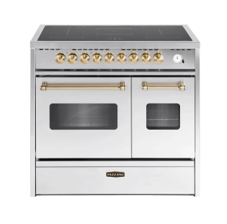 Cuore - Piano de cuisson à induction 90 cm (2 fours) (Acier/Laiton brossé)