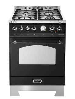 Piano de cuisson - Dolce Vita 60 cm (1 four) (Noir/Chrome) Gaz