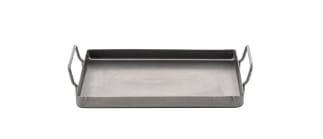 Grillplatte aus Carbonstahl 17 x 21 cm