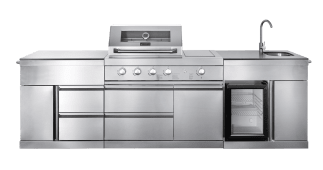 Pure - Vrijstaande buitenkeuken - Plus (RVS)