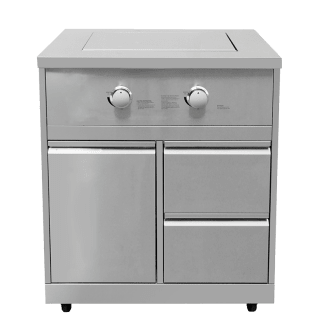 (Outlet) - Inox Range - Modul med sidebrænder