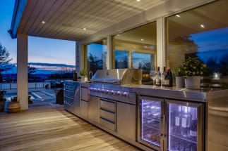 Stainless Collection - Modul køleskab med dobbelte låger