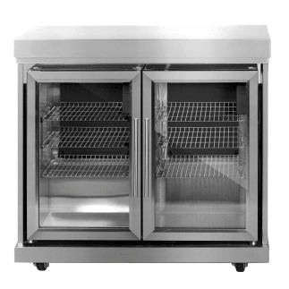 Stainless Collection - Modul køleskab med dobbelte låger