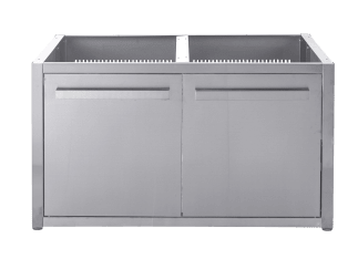 Nordic Line – Basismodul med dør 120 cm (2 moduler) – Rustfrit