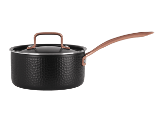 Kastrull med lock 18 cm / 2,3 liter - Svart