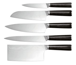 Knivsett 5 deler