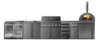 Black Collection - Vrijstaande buitenkeuken - Kansas