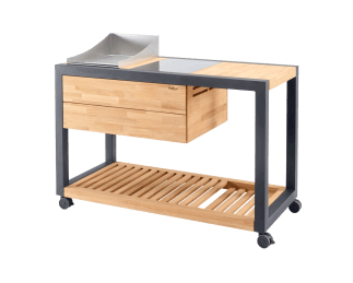Fritstående udekøkken - Induktionsplade og Teppanyaki-modul - Arvid