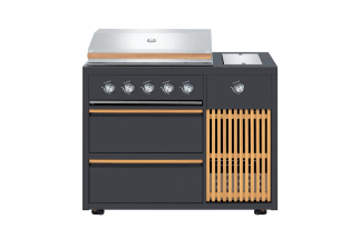 Designer Series - Frittstående gassgrill med 5 brennere og infrarød sidebrenner