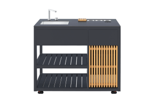 Designer Series - Fritstående vaskemodul med affaldssystem