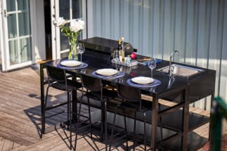 Nordic Line – Basismodul 180 cm (3 moduler) – Sort