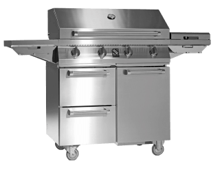 Swing - Fritstående Gasgrill Milano 90 cm