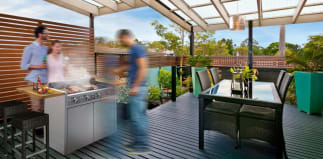 Green - Frittstående gassgrill Venedig 90 cm