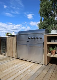 Nordic Line – Integreret gasgrill (5 blus) – Rustfri