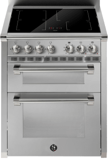 Ascot - Combi-Steam - Induktionskomfur 70 cm (2 ovne) (Inox/Nickel)