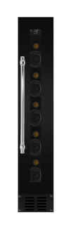 Unterbau-Weinkühlschrank - WineCave 700 15S Anthracite Black - Chromgriff