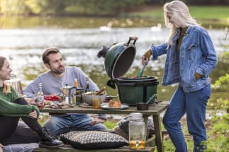 Kamado grill / Keramisk grill - MiniMax - Grön