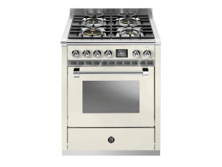 Ascot - Combi-steam - Gasskomfyr 70 cm (1 ovn) (Nuvola/Chrome)