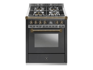 Ascot - Combi-steam - Gasspis 70 cm (1 ugn) (Antracite/Bronze) 