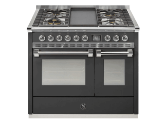 Ascot - Combi-steam - Spis med kombinationshäll 100 cm (2 ugnar) Gas + BBQ