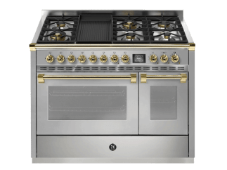 Ascot - Combi-steam - Spis med kombinationshäll 120 cm (2 ugnar) Gas + BBQ