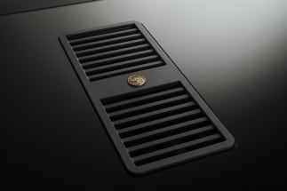 Professional - Induktionskomfur 90 cm med indbygget emhætte (Air-Tec) (1 ovn) Rustfri