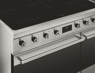 Induktionsspis - C92IMX2 90 cm (2 ugnar) Rostfritt stål 