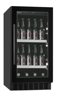 Unterbau-Bierkühlschrank - BeerServer 40 Anthracite Black