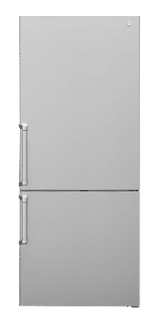 Master 76 cm frittstående kombiskap (Rustfritt)