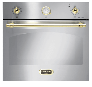 Indbygningsovn Dolce Vita 60 cm (Rustfrit stål/Messing)