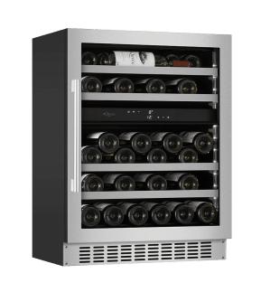 Innbyggbart vinskap - WineCave 700 60D All Stainless 