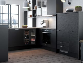 Vin- och ölkyl kombinationspaket 60 Anthracite Black