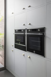 Heritage - Dampovn med pyrolyse 60 cm (Matt svart/Krom)
