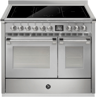Ascot - Combi-steam - Induktionsspis 100 cm (2 ugnar) (Inox/Nickel) 