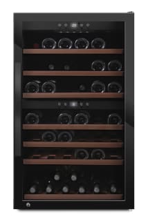 (Outlet) - Frittstående vinskap - WineExpert 66 Fullglass Black 