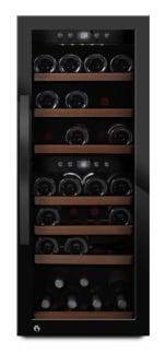 (Outlet) - Fritstående vinkøleskab - WineExpert 38 Fullglass Black 