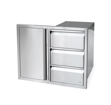 Folkunga - Built-in - Triple drawer with cabinet