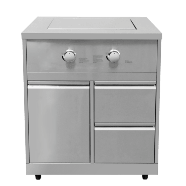 (Outlet) - Inox Range - Module met zijbrander 