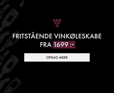 Fritstående vinkøleskabe