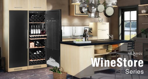 Vinopbevaringsskabe til indbygning - mQuvée WineStore