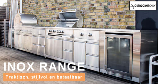 Myoutdoorkitchen - Inox Range - Vrijstaande buitenkeukens